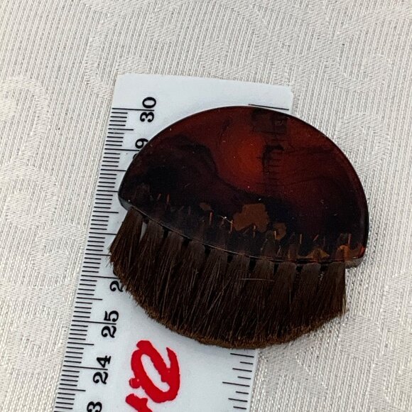Vintage Compact Hair & Beard Brush Clear Protective Case - Picture 4 of 4